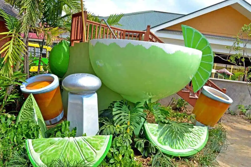 Margarita glass spa at Margaritaville, Jamaica