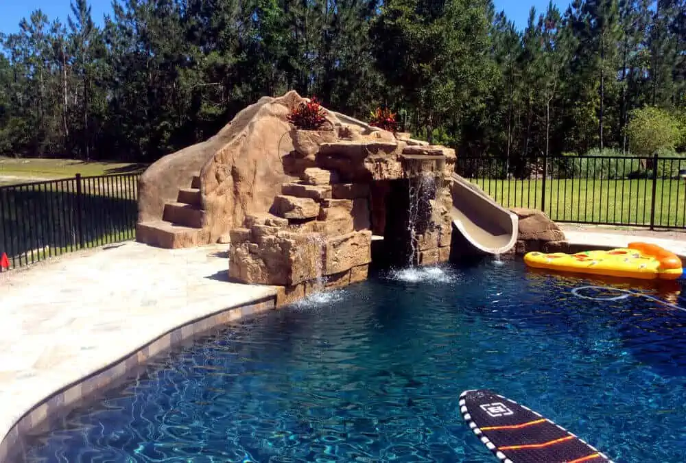 Creative RicoRock Grotto with Water Slide Enclosure